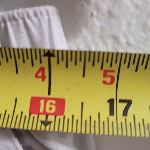 Nicole Miller Womens 100% Linen Pants Size‎ L Tan Straight Leg Summer Beachy - Picture 6 of 9